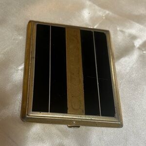 Vintage/antique cigarette case in gold tone, La Mode, cirque 1920’s